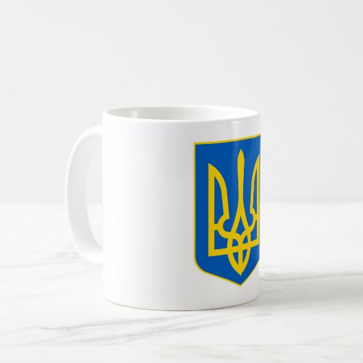 Mug Montrez vos couleurs - Ukraine (Devant gauche)