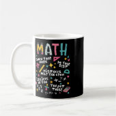 Mug Montrez Votre Travail Drôle Prof De Maths Premier (Gauche)