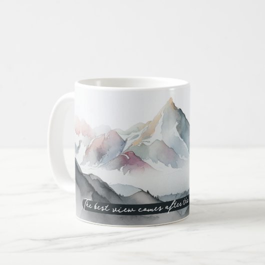 Mug Monts Misty La meilleure vue (Devant gauche)