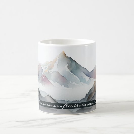 Mug Monts Misty La meilleure vue (Centre)