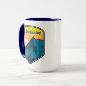 Mug Monts Sunrise du Mont McKinley en Alaska (Devant gauche)