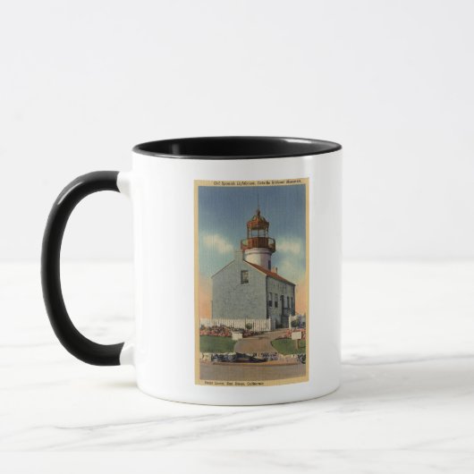 Mug Monument de Cabrillo Nat'l, phare de Point Loma (Gauche)
