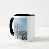 Mug Monument de Washington dans le paysage d'hiver II (Devant gauche)