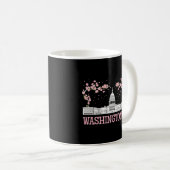 Mug Monument de Washington Dc Cherry Blossom (Devant droit)