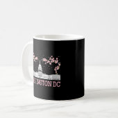 Mug Monument de Washington Dc Cherry Blossom (Devant gauche)