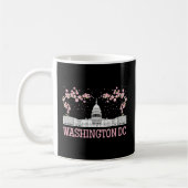 Mug Monument de Washington Dc Cherry Blossom (Gauche)
