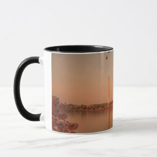 Mug Monument de Washington Sakura au coucher du soleil