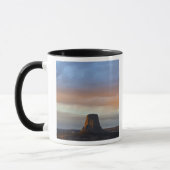 Mug Monument national de Devils Tower, tempête au couc (Gauche)