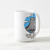 Mug Monument national de Devil's Tower Wyoming (Devant droit)