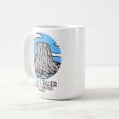 Mug Monument national de Devil's Tower Wyoming (Devant gauche)