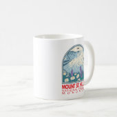 Mug Monument national du volcan Sainte-Hélène Rétro (Devant droit)