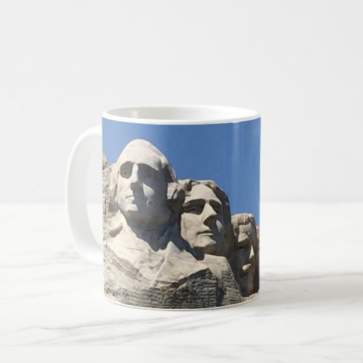 Mug Monument national présidentiel du mont Rushmore (Devant gauche)