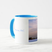Mug 'Monument Washington en hiver' (Devant gauche)