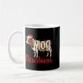 Mug Moo Christmas Funny Cow Lovers Cattle Famer Farmin (Gauche)