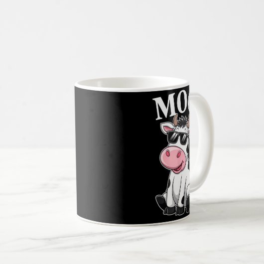 Mug Moo Cow - Funny Farmer Cow For Men Women Kids Boys (Devant droit)
