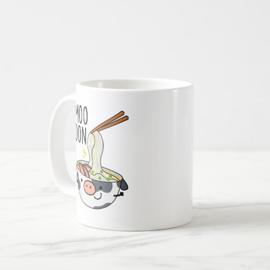 Mug Moo-don Funny Udon Pun (Devant gauche)