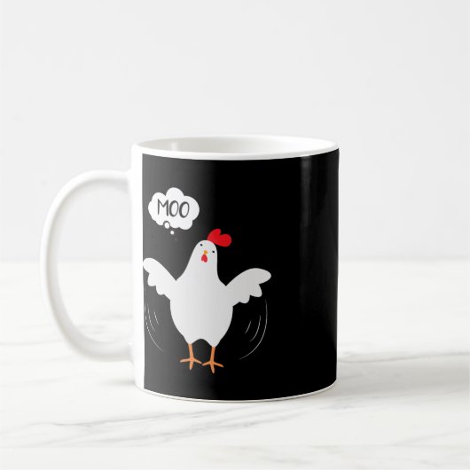 Mug MOO Fun CowChicken - Fun For Men and Women (Gauche)