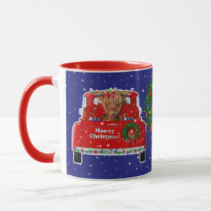 Mug Moo-ry Noël Petit Camion Rouge