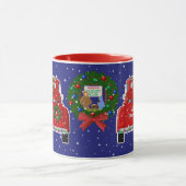 Mug Moo-ry Noël Petit Camion Rouge (Centre)