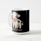 Mug Moo-Yeah Bébé Vache Drôle (Devant gauche)