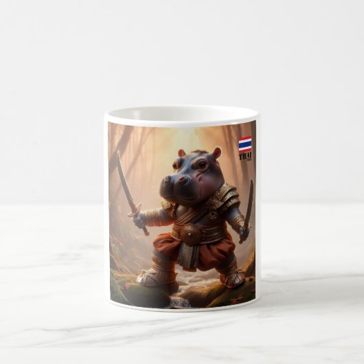 Mug moodeng - Pygmy Hippopotamus guerrier (Centre)