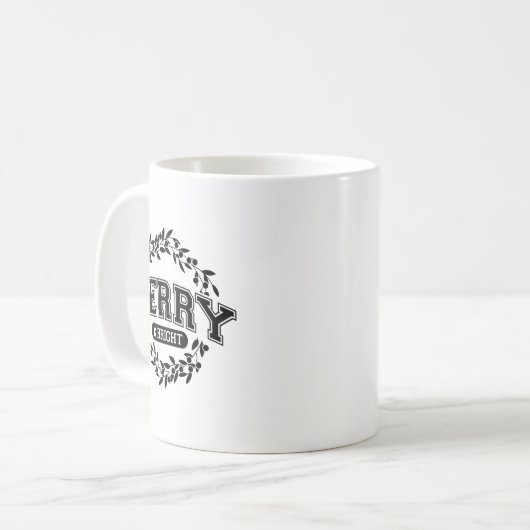 Mug Moody And Uptight Merry And Xmas Bright Matching C (Devant gauche)