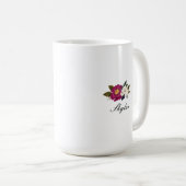 Mug Moody Floral Watercolor Wreath Bridesmaid (Devant droit)