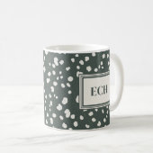 Mug Moody Silver Dollar Lunaria Pattern Personalized (Devant droit)