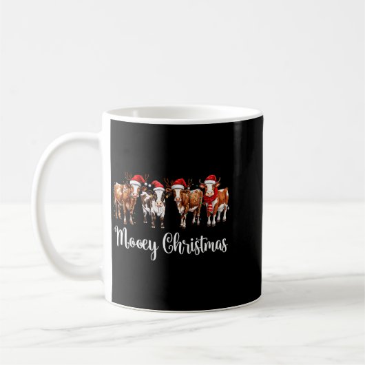 Mug Mooey Christmas Cowgirl Xmas Funny Western Christm (Gauche)