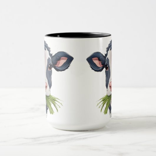 Mug Moolicious... vache heureuse (Centre)