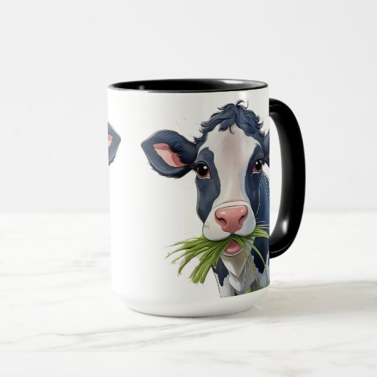 Mug Moolicious... vache heureuse (Devant droit)