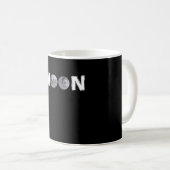 Mug Moon Design avec 2 lune au lieu du double "O" (Devant droit)