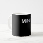 Mug Moon Design avec 2 lune au lieu du double "O" (Devant gauche)