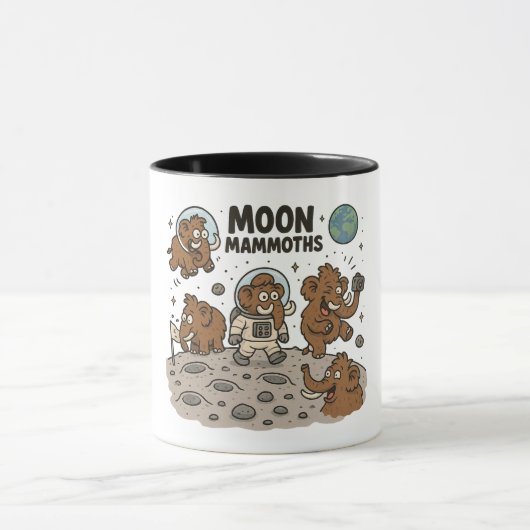Mug MOON MAMMOTHS drôle (Centre)