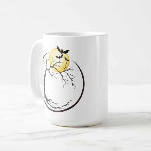 Mug Moon, Tree, & Bats (Devant gauche)