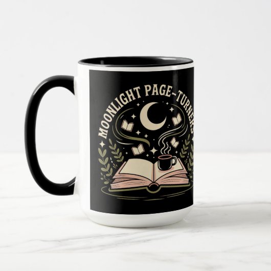 Mug Moonlight Page Turners Réserver Lune (Gauche)