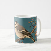 Mug - Moonlit Bird on Blossom Branch (Devant droit)