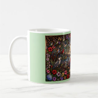 Mug Moonlit Birds Garden Art Coffee Mug, 11 oz