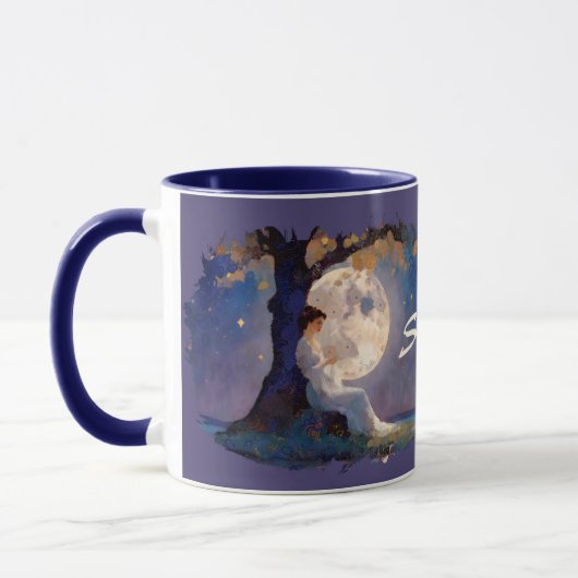 Mug Moonlit Dreamer - Serene Night Sky (Gauche)