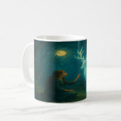 Mug Moonlit Spirit Stag - Enchanted Forest Night (Devant gauche)