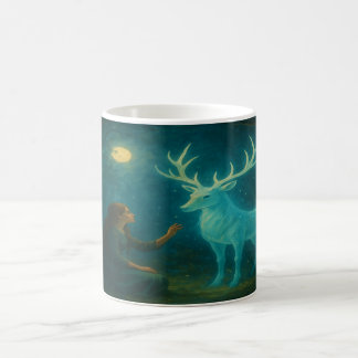 Mug Moonlit Spirit Stag - Enchanted Forest Night