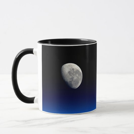 Mug Moonset, Station spatiale internationale, 2016 (Gauche)