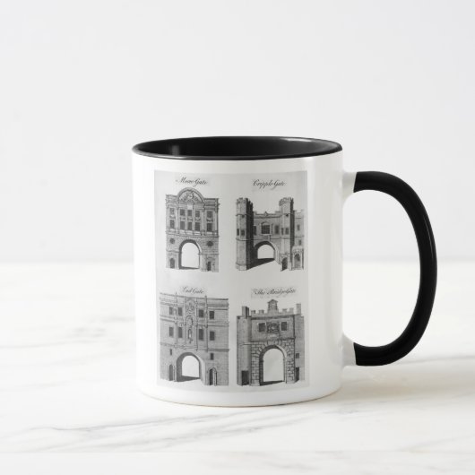 Mug Moorgate, Cripplegate, Ludgate Bridgegate (Droite)