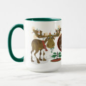 Mug Moose de Noël (Gauche)
