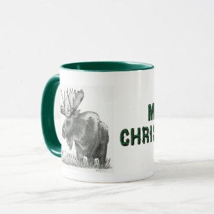 Mug Moose de Noël