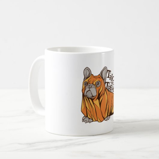 Mug Mops d'Halloween (Devant gauche)