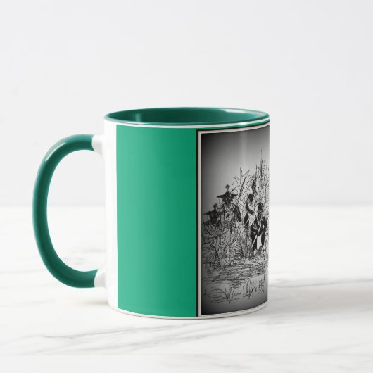 Mug Moque avec cannibales de chasse (Gauche)