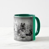 Mug Moque avec cannibales de chasse (Devant droit)