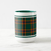 Mug Moran Tartan Forest Green Irish Plaid (Centre)