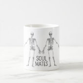 Mug Morbid Skeleton Mariage Humour Soul Mates (Centre)